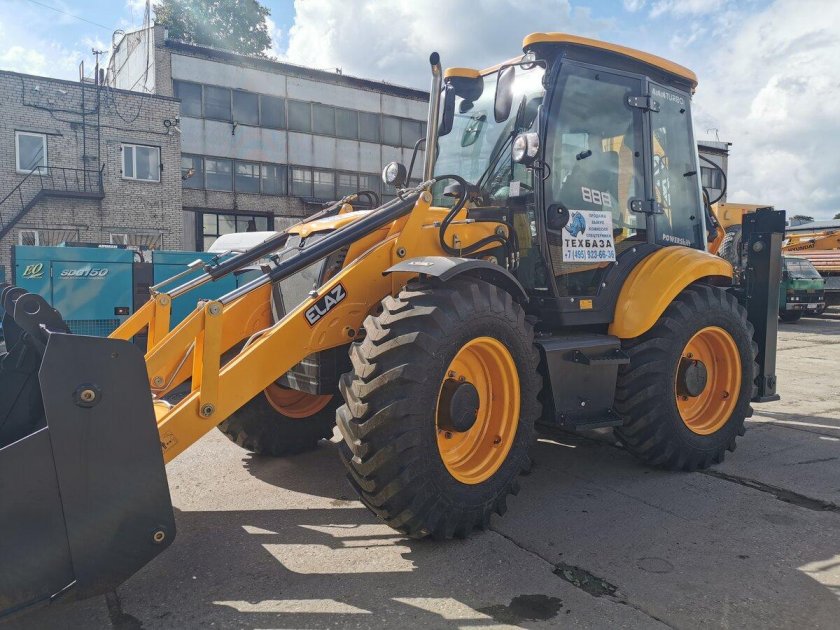 ЕЛАЗ 888 экскаватор погрузчик