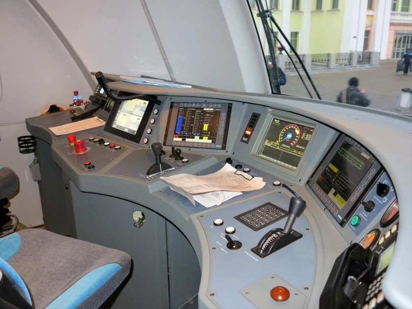 Сапсан кабина машиниста