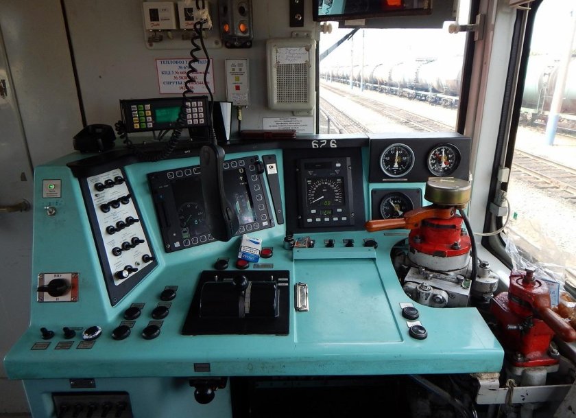 Кабина тепловоза ТЭМ