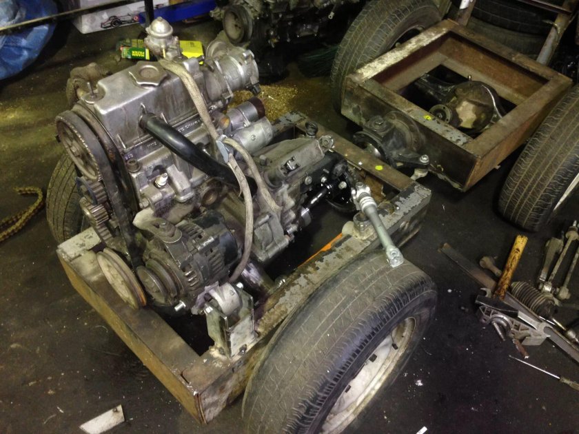 Трактор переломка 4х4 двигатель Ока