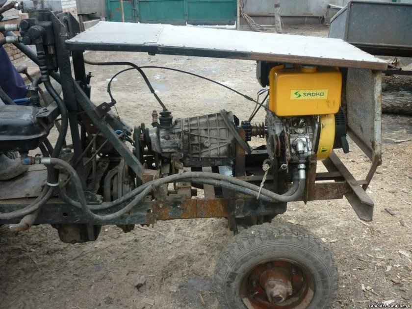 Минитрактор с двигателем уд 2