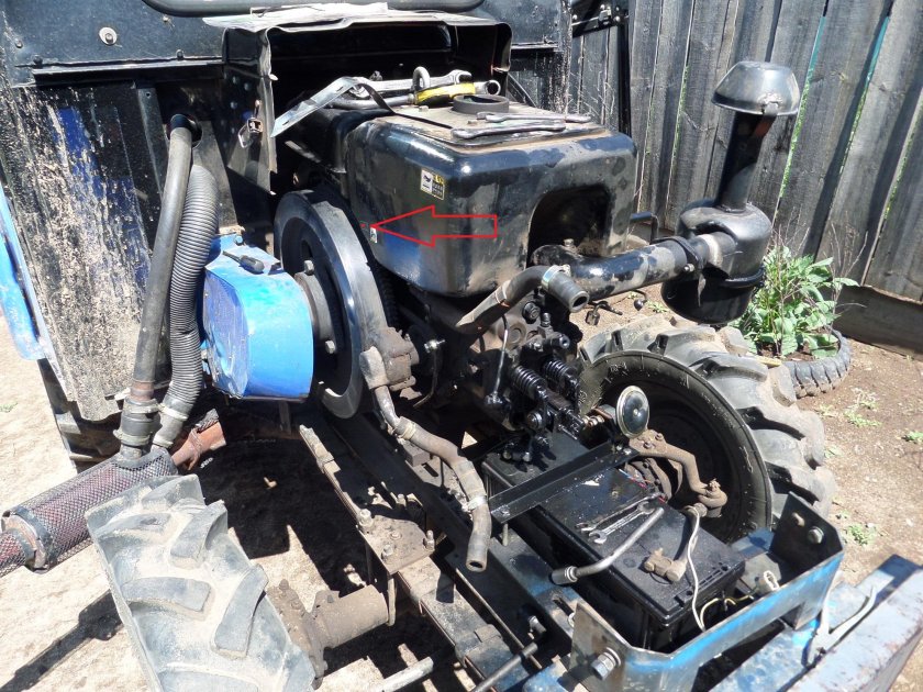 Китайский минитрактор 1991