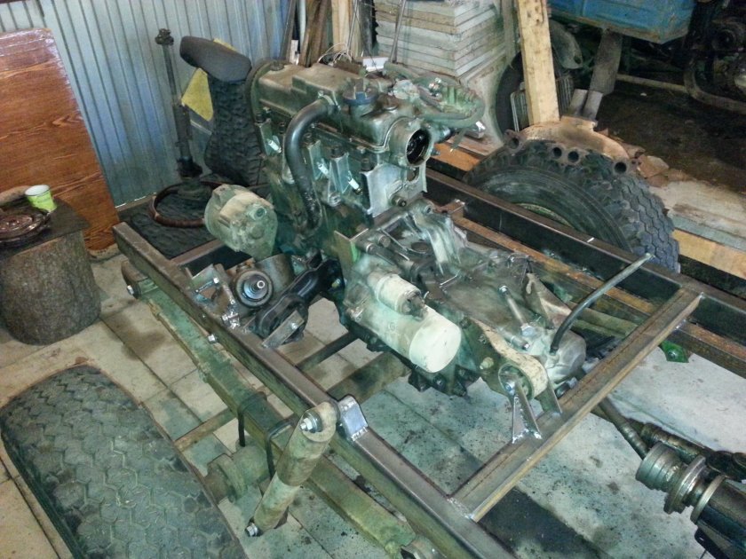 Вездеход переломка с двигателем ВАЗ 2108