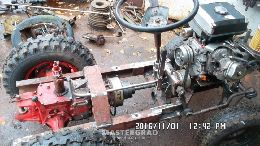 МТЗ 132 минитрактор переломка