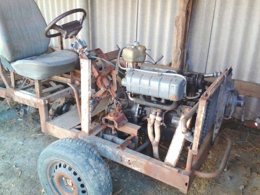 Минитрактор с двигателем уд 2