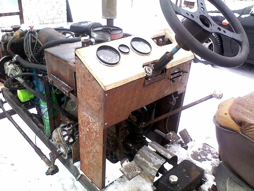 Самодельные щитки приборов на МТЗ 80