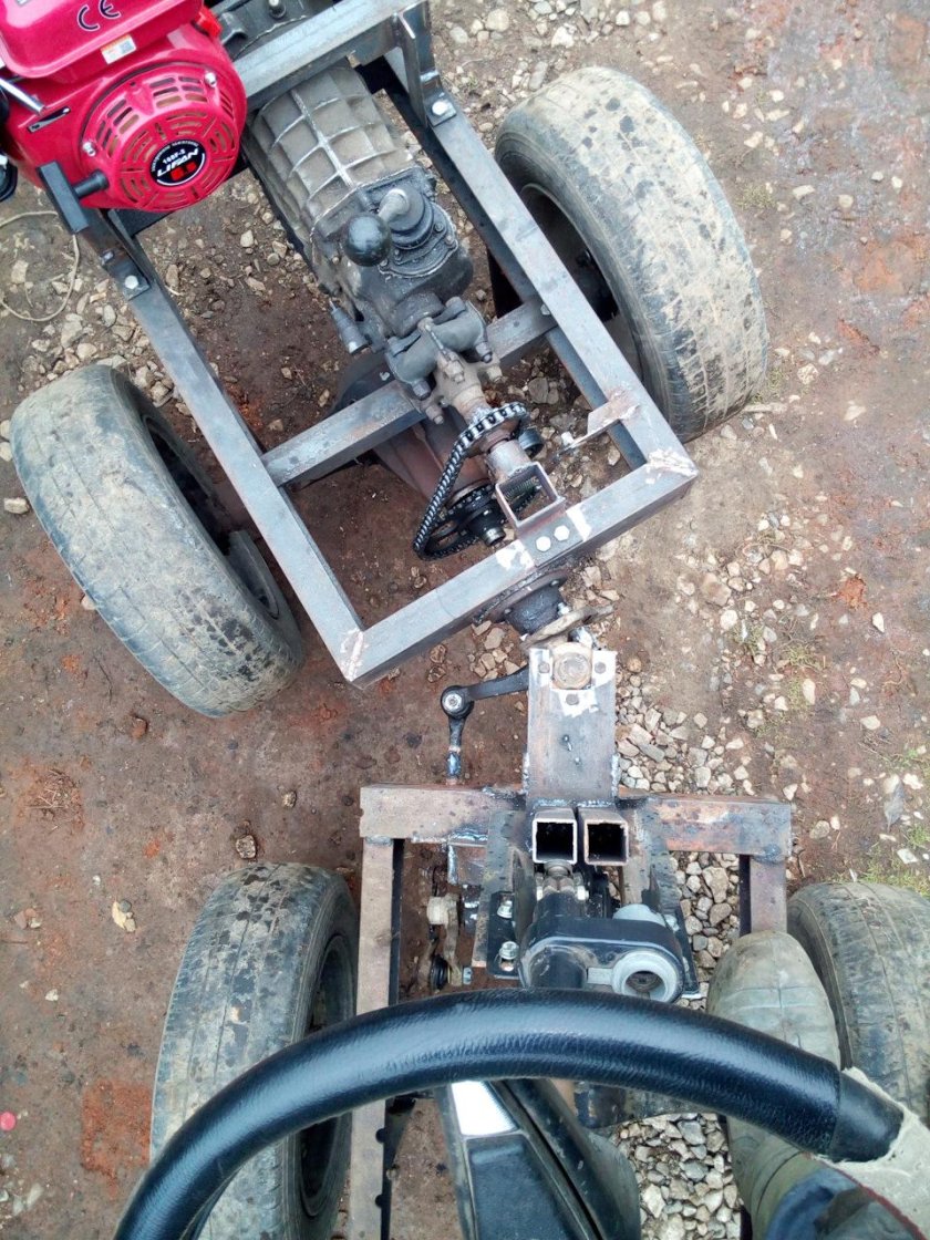 Мини трактор переломка 4 4