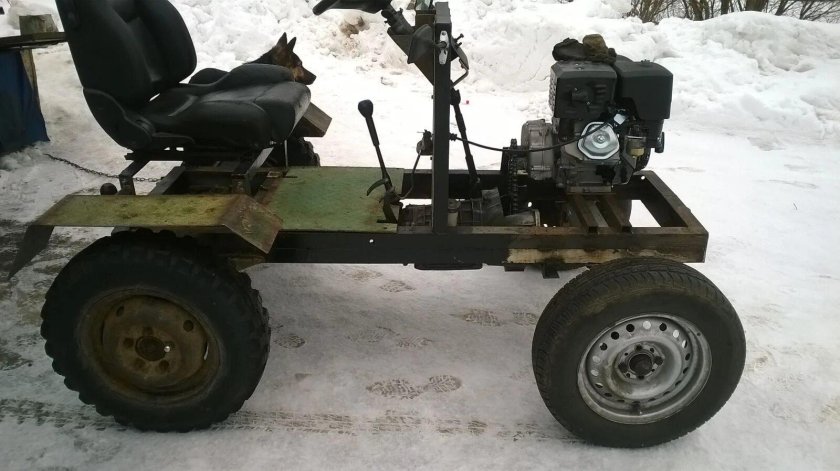 Минитрактор с двигателем Лифан