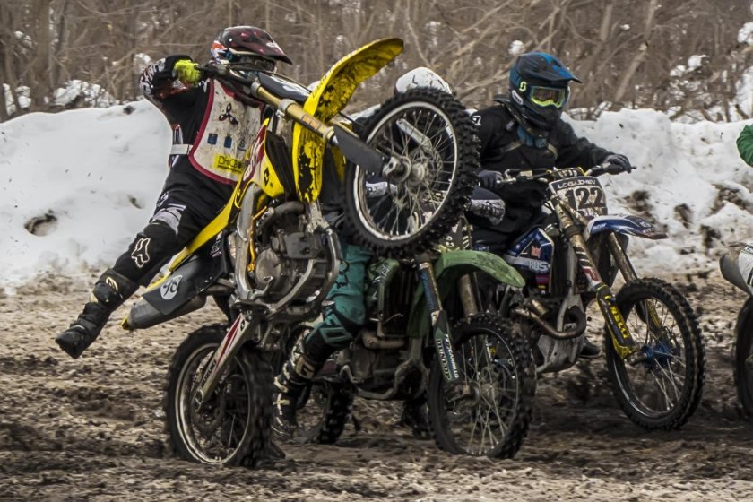 Мотокросс зима