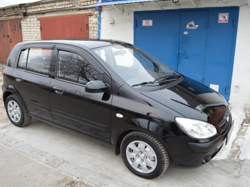 Хендай Гетц черный 2010