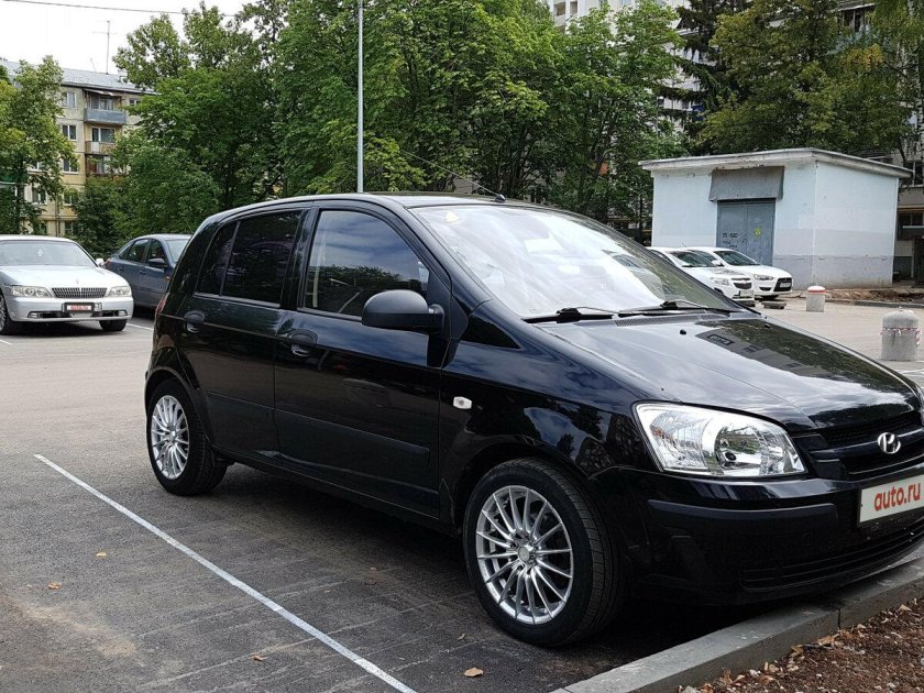 Хендай Гетц 2008 черная