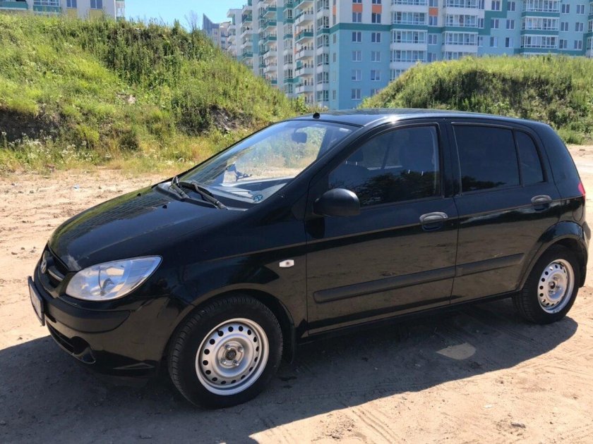 Хендай Гетц 2008 черная