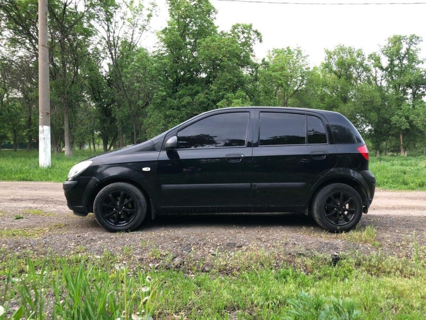 Хендай Гетц черный 2005