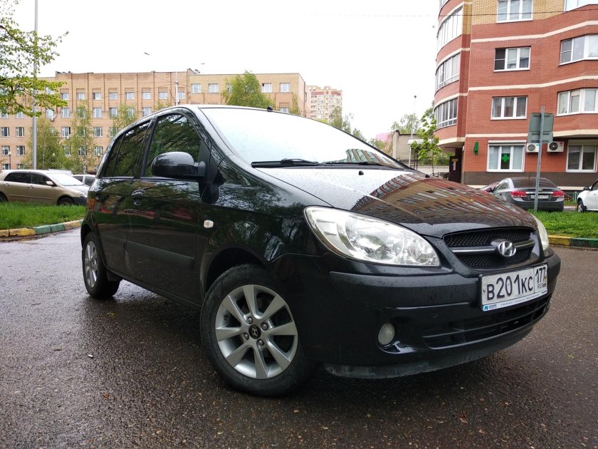 Hyundai Getz черный
