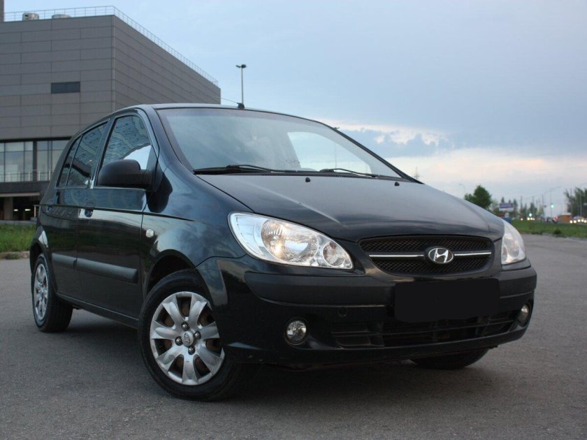 Хендай Гетц 2008 черная