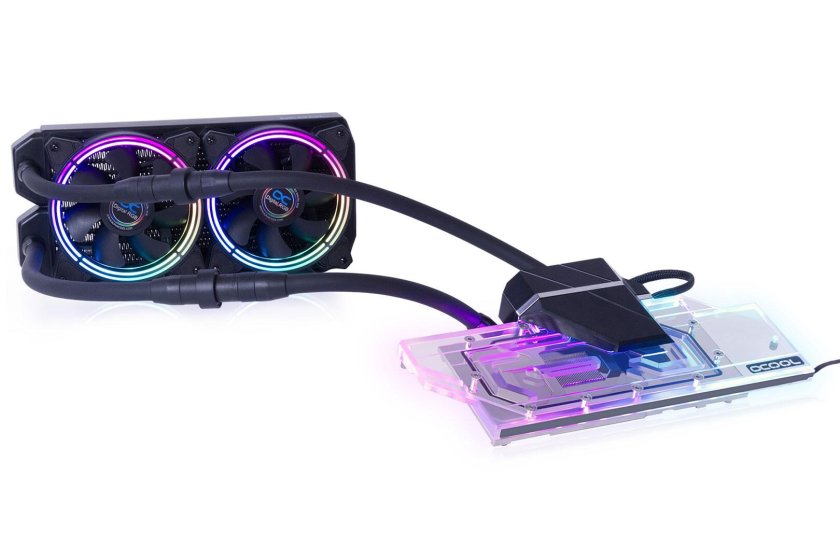 Водяное охлаждение видеокарты RTX 2080 ti