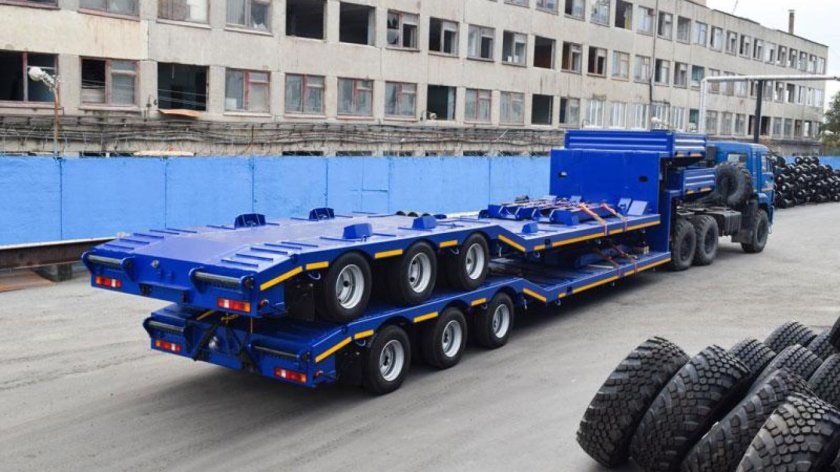 Полуприцеп-тяжеловоз УЗСТ 9181-0000042