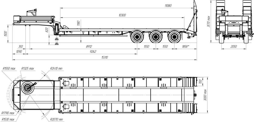 Полуприцеп трал АСТ 94252-0000010-01
