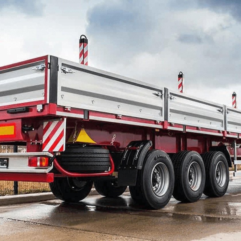 Грюнвальд бортовой полуприцеп