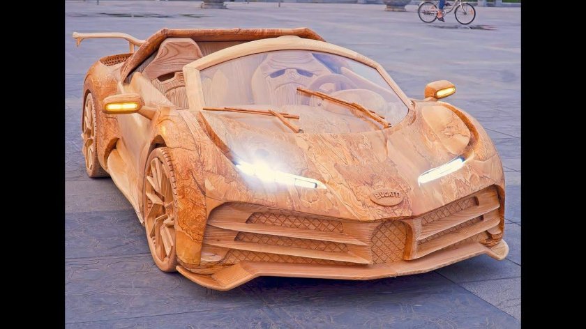 Деревянный Бугатти