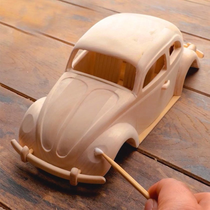 Модель автомобиля из фанеры