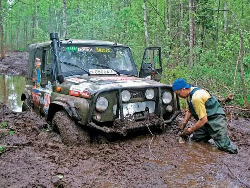 УАЗ Патриот оффроуд Ладога