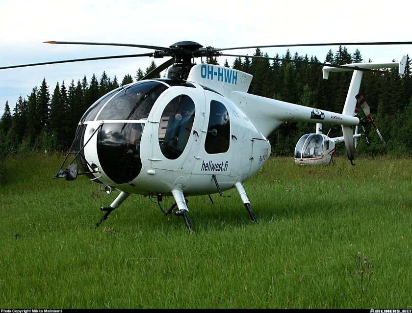 Хьюз 500д вертолет