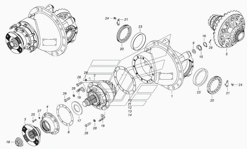Передняя бортовая КАМАЗ 6520