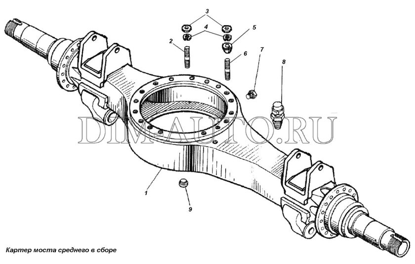 65115-2401011 Картер заднего моста