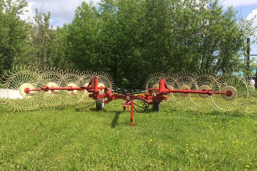 Грабли валковые колесно-пальцевые ГВКП-7.10 «Bravo»
