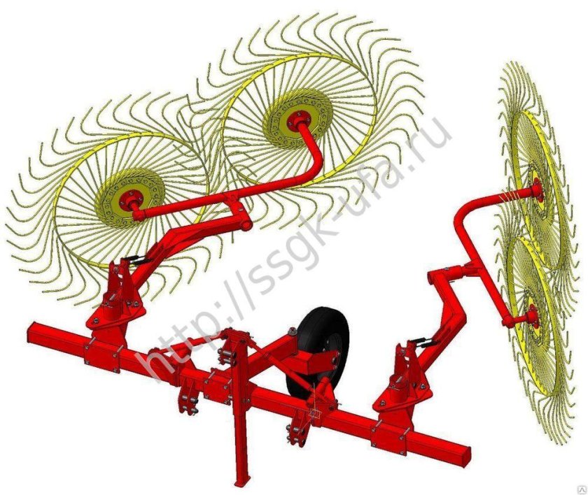 Грабли ворошилки ГВВ-4