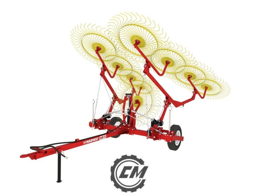 Грабли колесно-пальцевые Harvest wr8