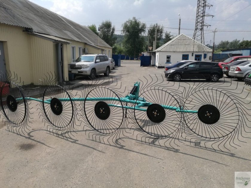 Грабли ворошилки ogr 5 колес (3,3 м).(Россия)