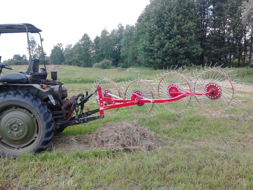 Грабли ворошилки роторные для трактора МТЗ 82