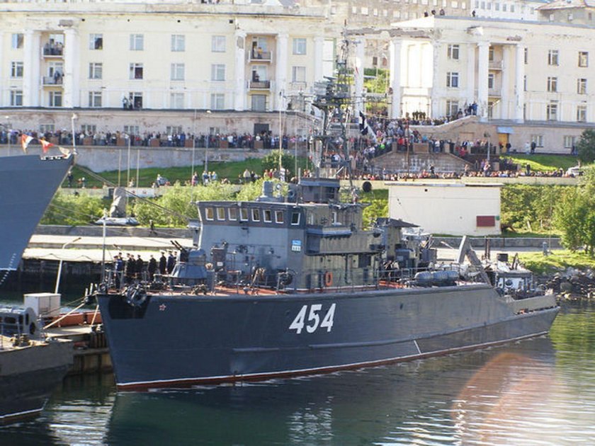 Базовый тральщик Соловецкий Юнга