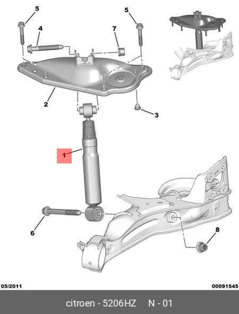 Пежо партнер типи подвеска