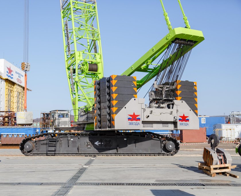 Zoomlion zcc9800 гусеничный кран