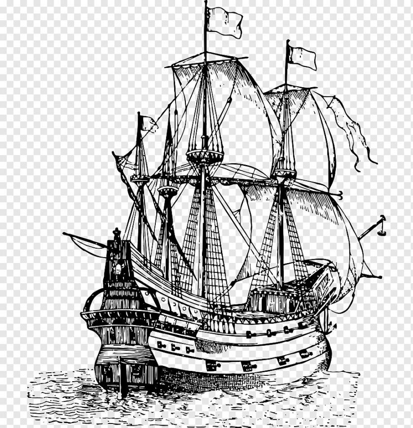 Корабль рисунок