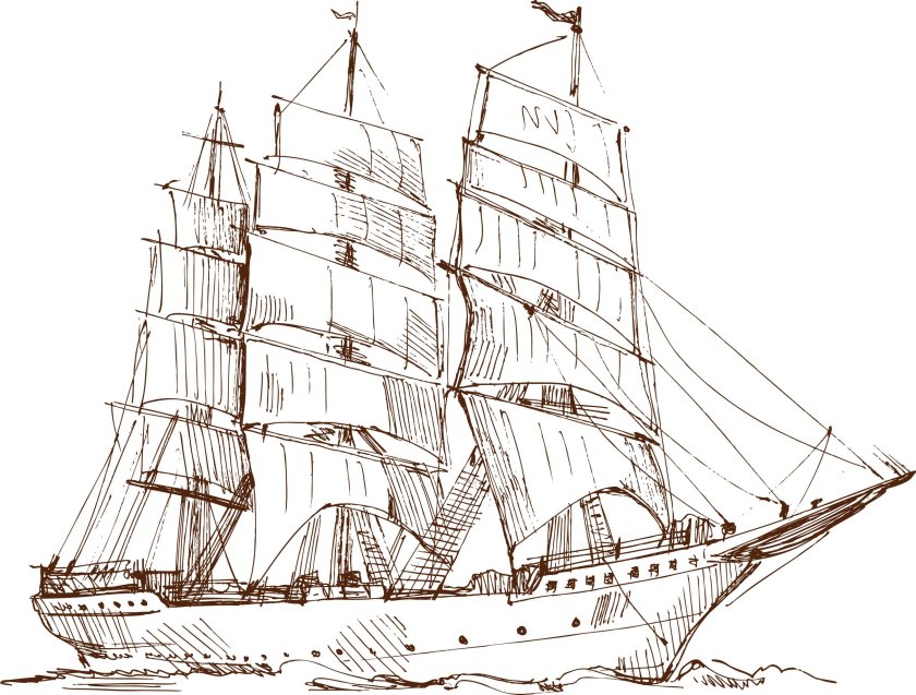 Фрегат Каравелла Бриг Корвет клипер