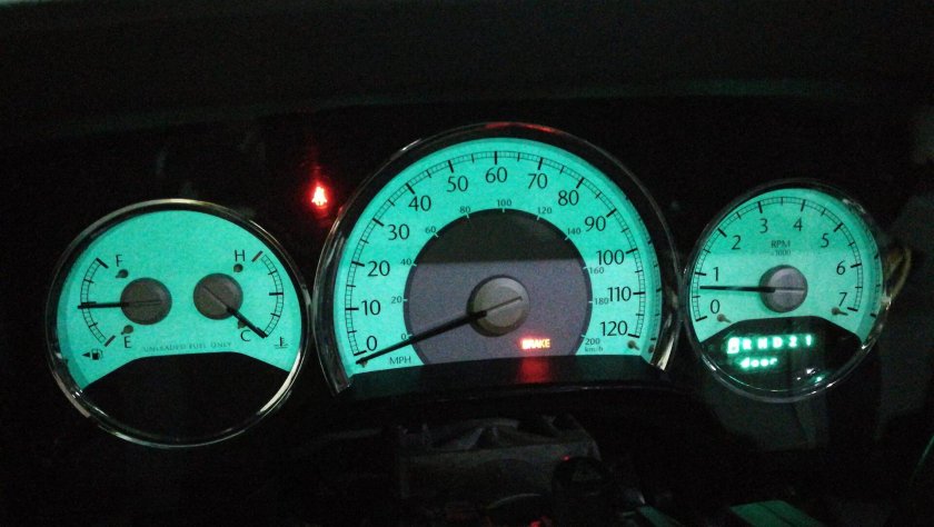 Панель приборов dodge Spirit