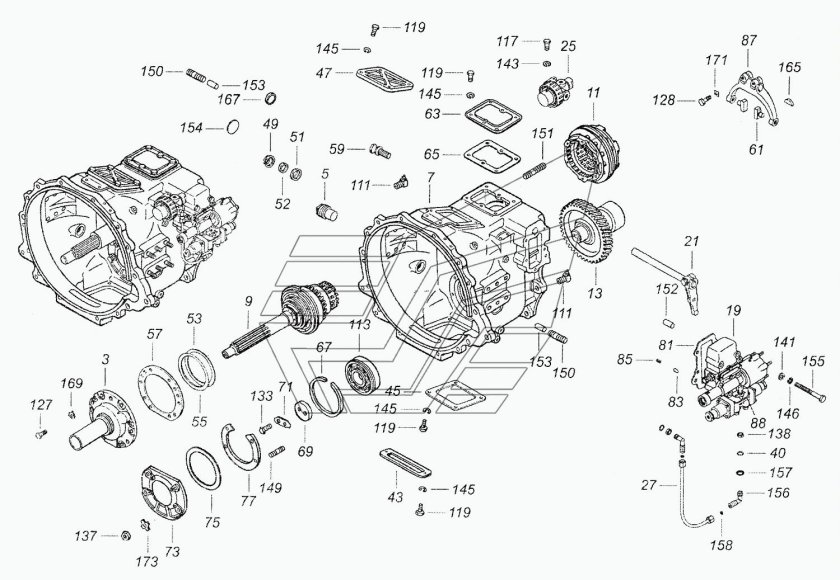 КПП КАМАЗ 152.1700156
