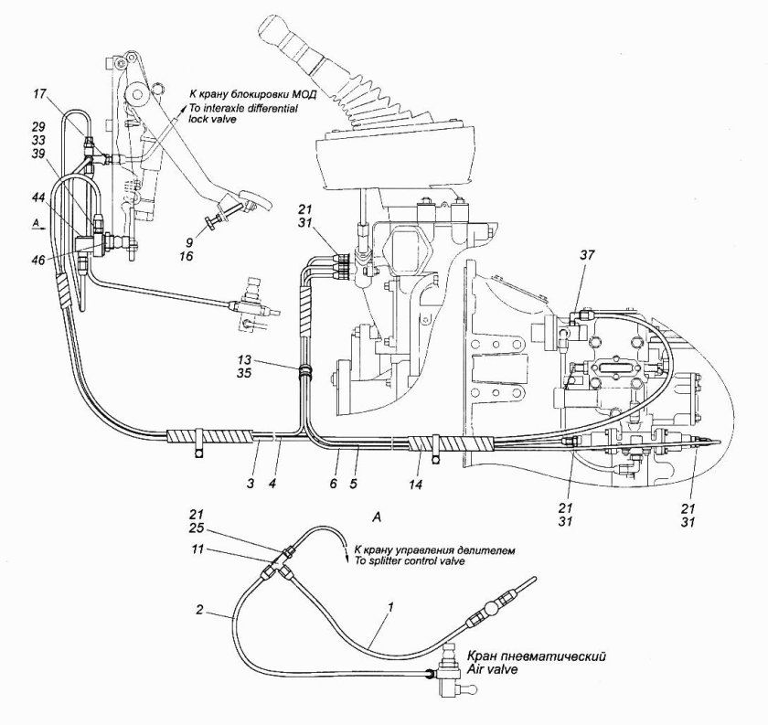 Схема подключения делителя КАМАЗ евро 2