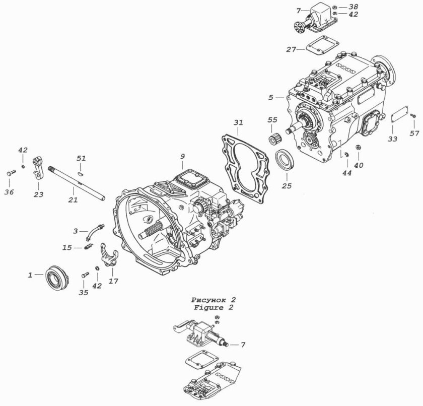 Каталог КПП 152 КАМАЗ С делителем