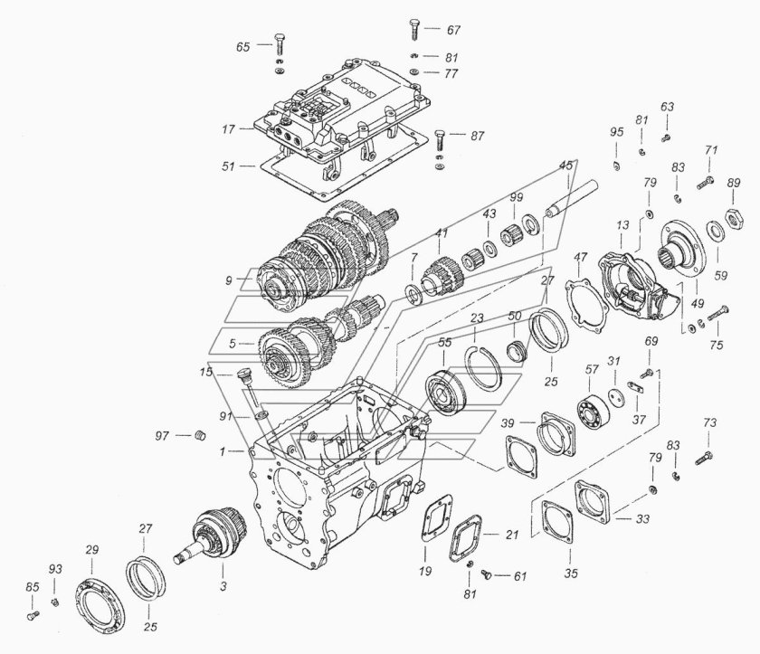 КПП КАМАЗ 152.1700156