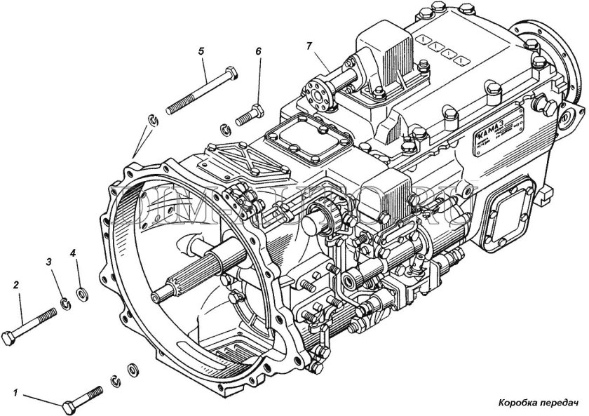 Коробка КАМАЗ 5320 С делителем