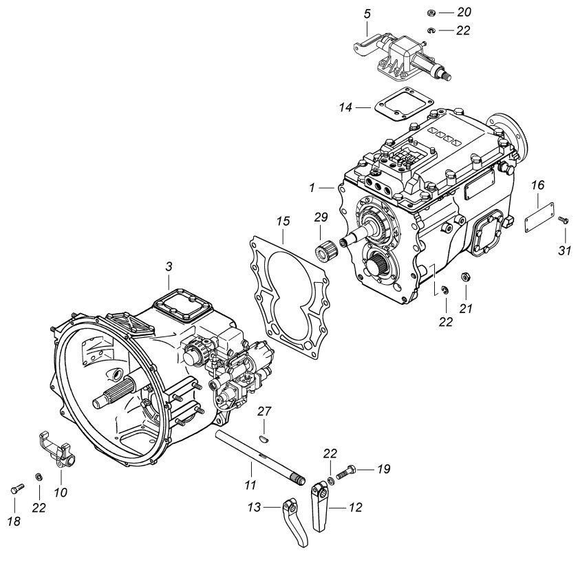 Коробка КАМАЗ 5320 С делителем