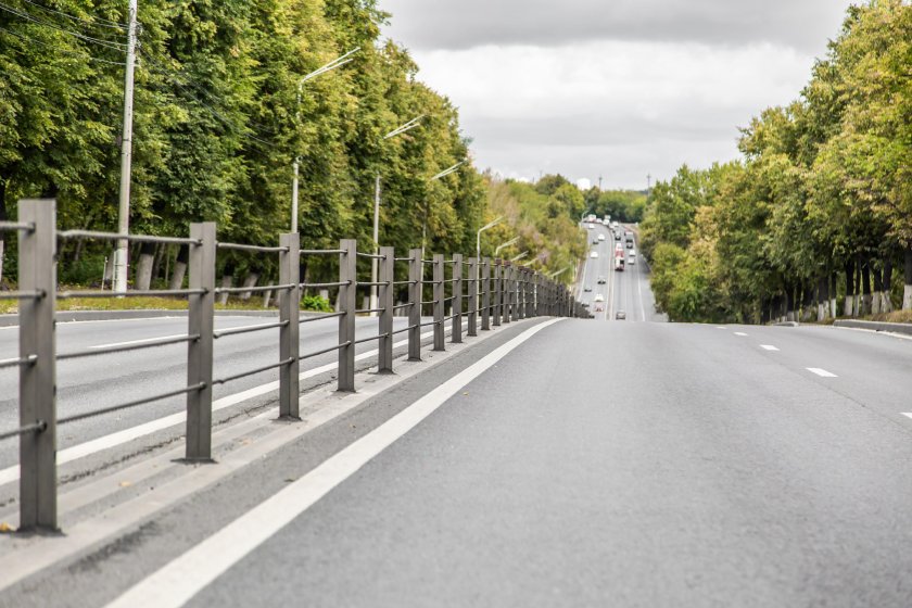 Тросовое ограждение Каширское шоссе сентябрь 2022