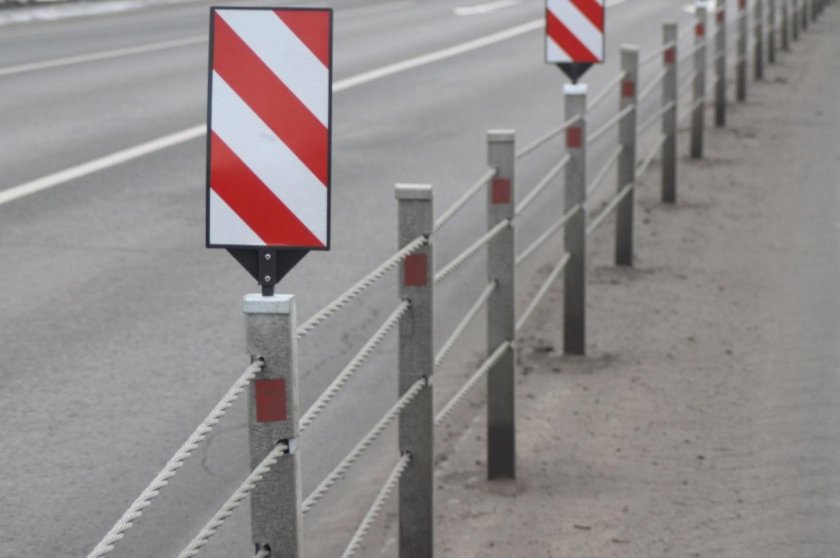 Стойка концевая СТК тросовое ограждение