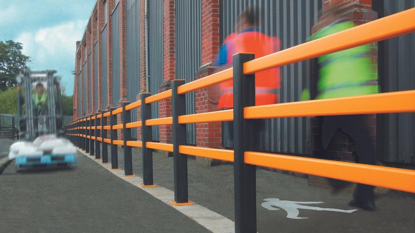 Пешеходное барьерное ограждение