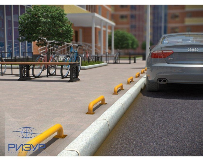 Парковочный Дардер (колесоотбойник)